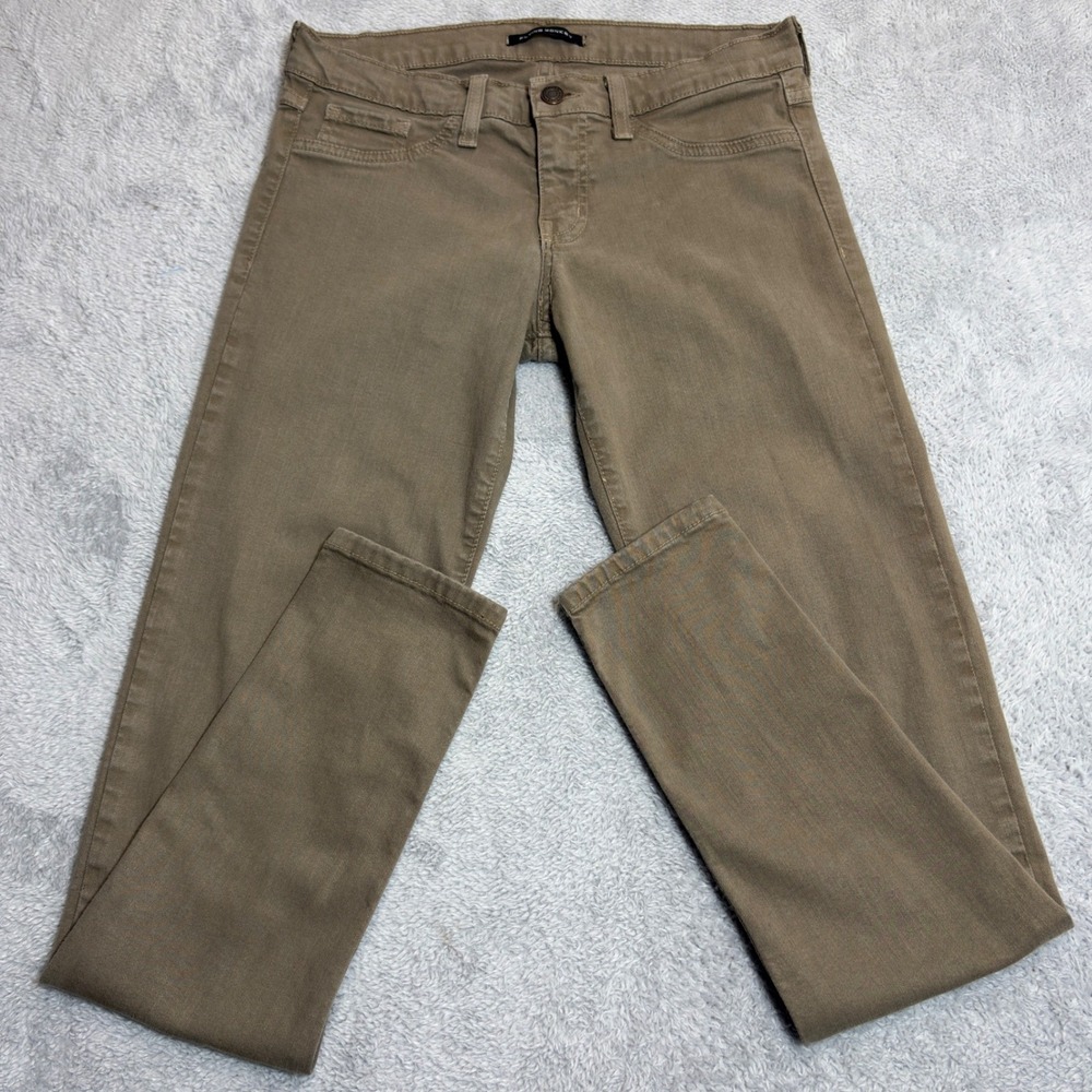 Flying Monkey Skinny Jeans Women's 29X30 Khaki Tan Stretch Lyocell Blend L7384